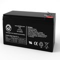 Battery Clerk AJC Duracell SLAA6-2.9F Sealed Lead Acid Replacement Battery 7Ah, 12V, F2 AJC-D7S-F2-J-0-182421